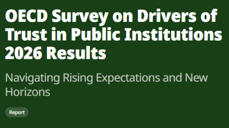 OECD-Survey Drivers for trust 2026. Forsidebilde
