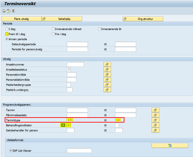 bildet viser IT0019 i SAP