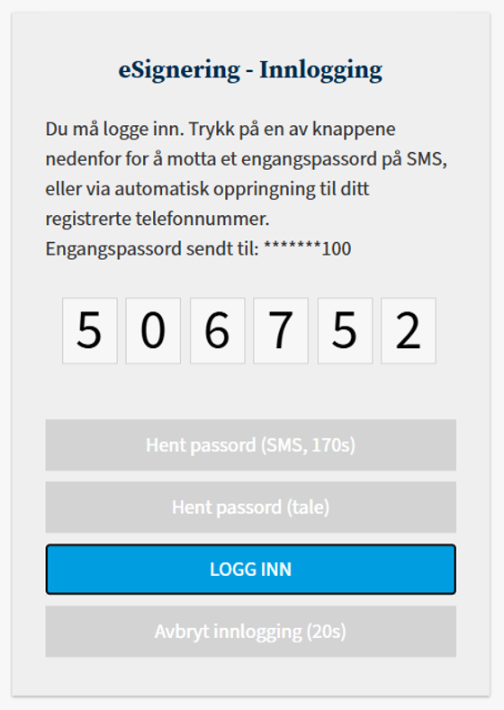 Bildet viser innlegging av kode