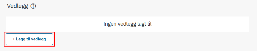 Bildet viser legg til vedlegg